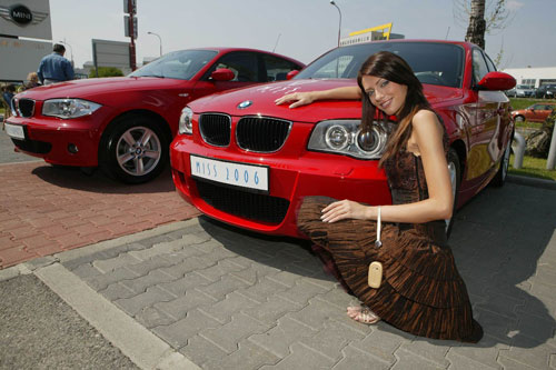 MISS 2006 Magdaléna Šebestová si prevzala automobily BMW
