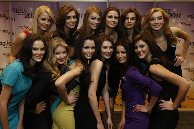 Predstavili finalistky Miss Slovensko 2011