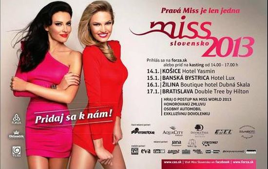 Šebestová a Krajčírová odštartovali kampaň Miss Slovensko 2013