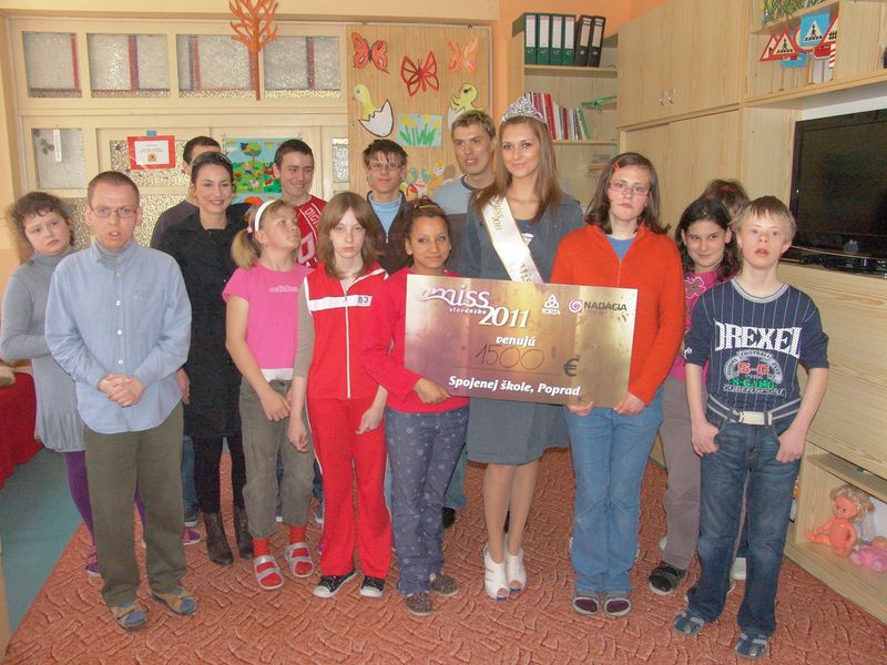 Výťažok z hlasovania o Miss Sympatia 2011 podporil deti pod Tatrami