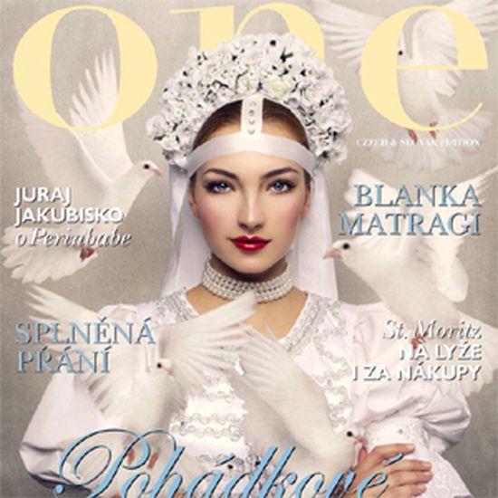 Dušana Lukáčová pózuje na titulnej strane magazínu One