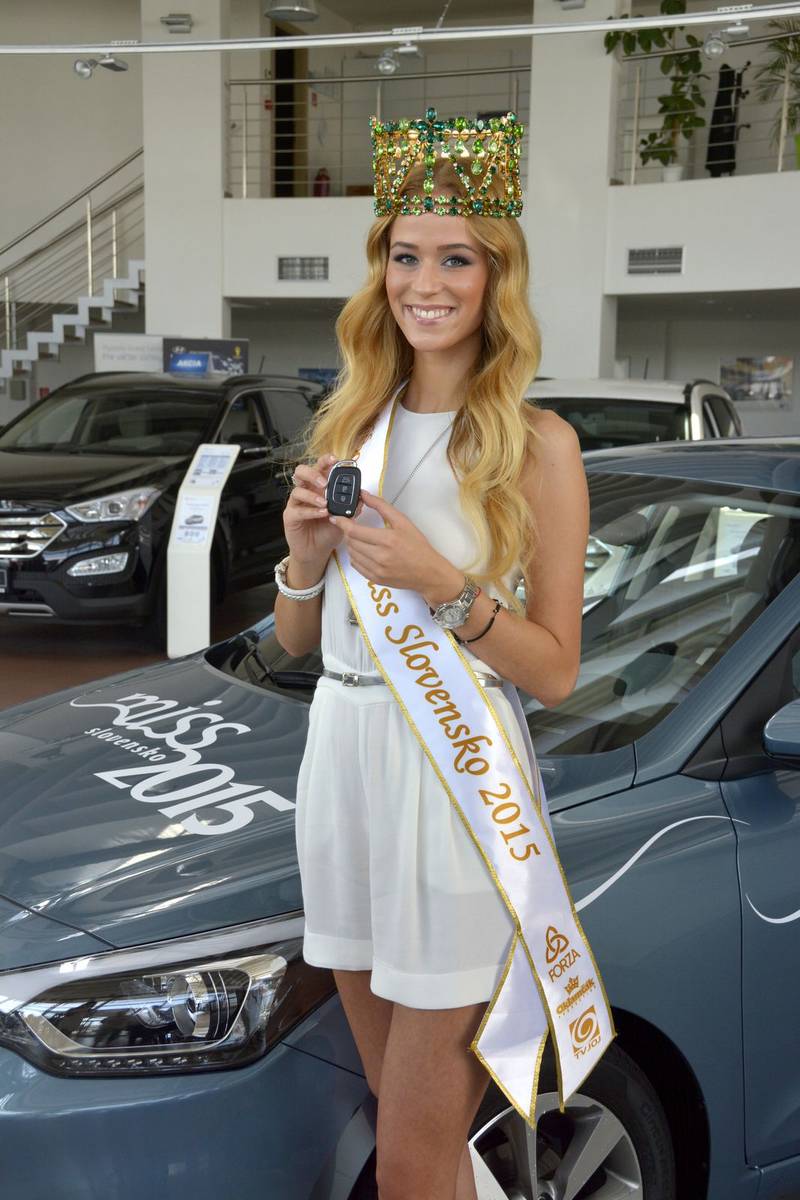 Miss Slovensko 2015 získala Hyundai i20 - tohtoročný slovenský bestseller