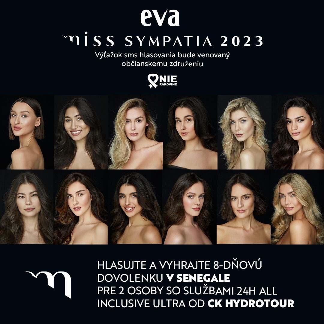 POZOR, štartuje hlasovanie o titul EVA Miss Sympatia 2023